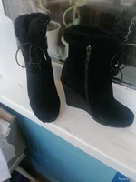 Женские зимние сапожки замшевые р. 39